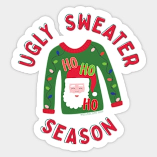 Ugly Sweater Season ©GraphicLoveShop Sticker